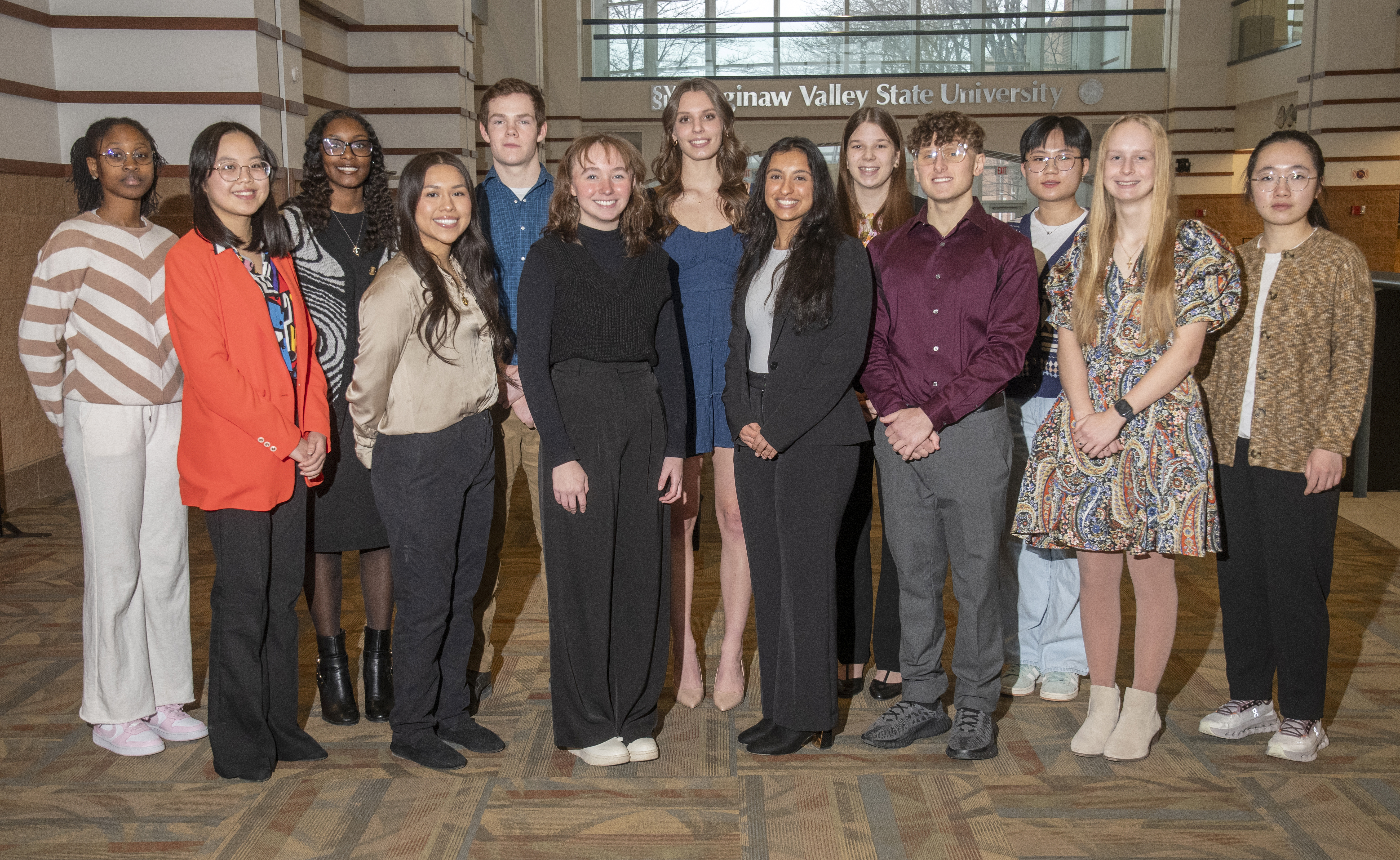 Scholarship Recipients posing for photo